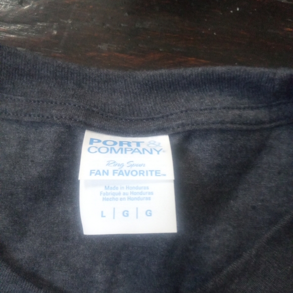 Port Company Mens Grey Shirt Size Large Thats My Grandson Out There New - Picture 2 of 5